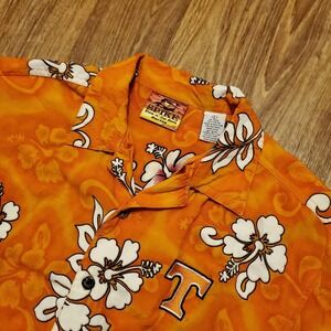 Tennessee Vols Hawaiian Shirt Orange‎ Floral Hawaiian Rocky Top Beach Wear